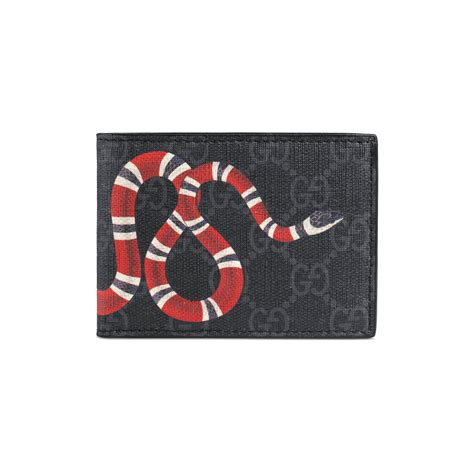 gucci snakes wallet|gucci wallet snake original.